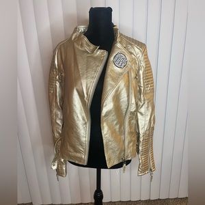 Sasha Banks Gold The Legit Boss Jacket Size L